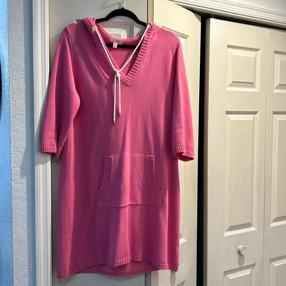 Lily Pulitzer pink sweater dress